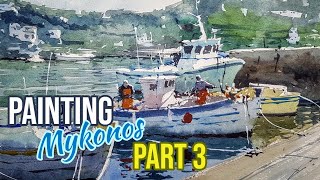 How to paint reflections in water - Mykonos demo part 3 of 3 screenshot 1