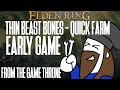 Thin Beast Bone Farm - Early Game - Elden Ring - Bow Only Run - From the Game Throne