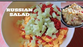tasty russsian salad recipe /russian fruit salad /