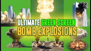 ULTIMATE GREEN SCREEN BOMB BLASTS | Explosions VFX | #explosion