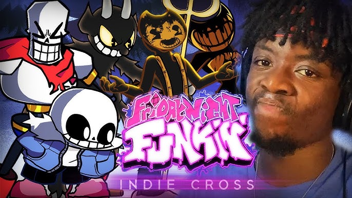 Pixilart - FNF Indie Cross nightmare mode by Ecto-XD