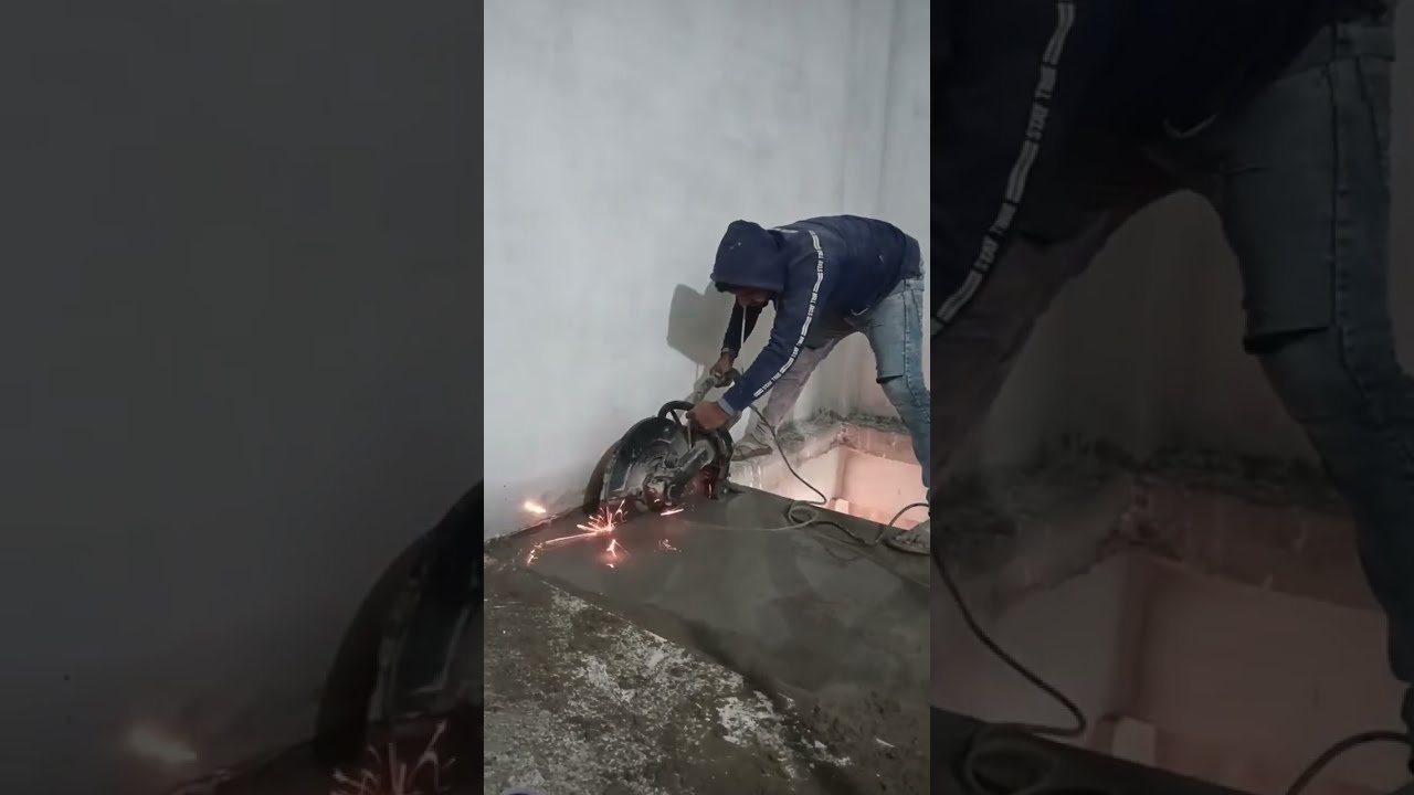 Slab Cutting Work live .. rcc Concrete slab cutting and beekar machine work West Bengal 8759055200