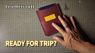 Craft a Leather Passport Pouch for Your Next Trip | Free Pattern & Tutorial