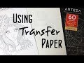 How to Use Transfer Paper: Transferring an Image, Sketch, Coloring Page or Digital Stamp