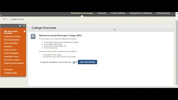 HWC New Student Orientation - Overview