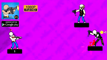 The Gunner: Stickman Weapon Hero Android Gameplay Full HD by BYV