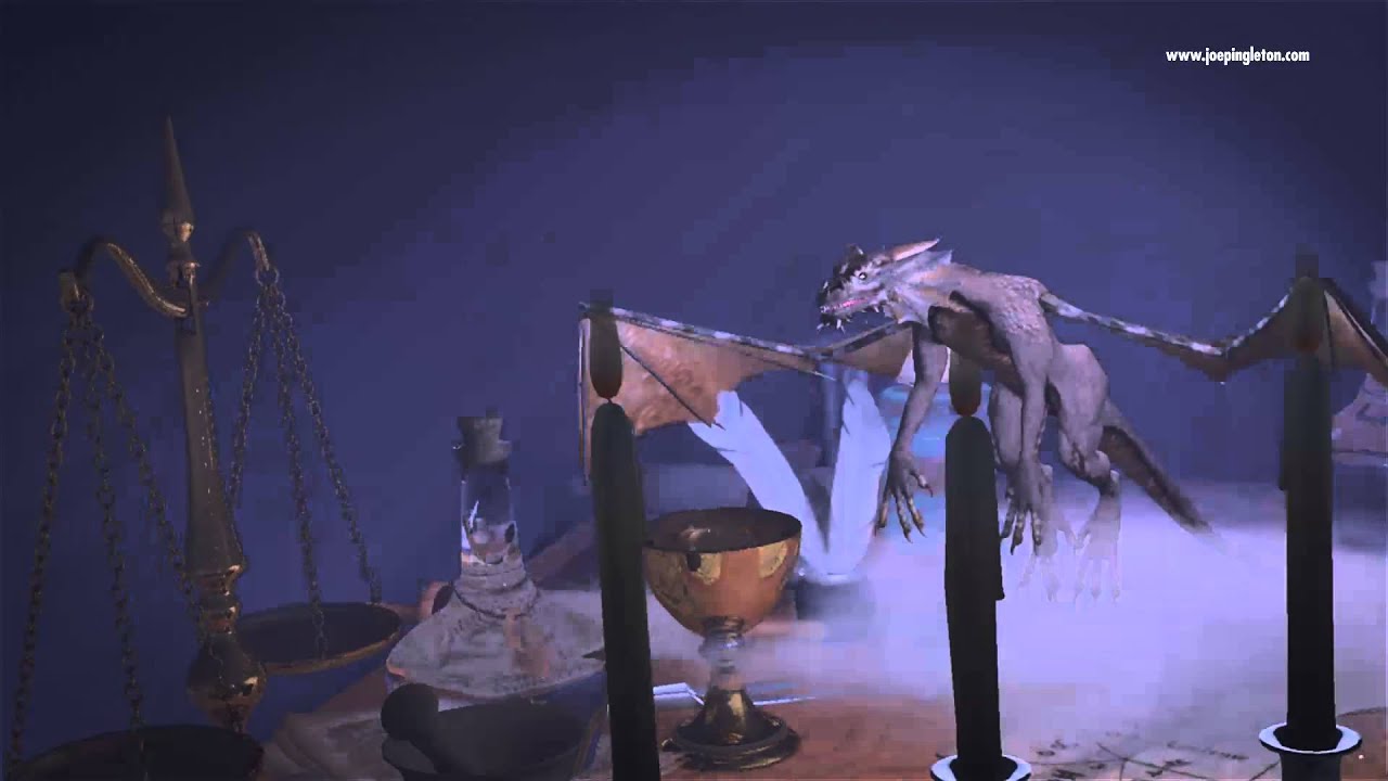 Hover and Talk Dragon Animation Test