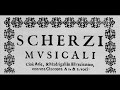 Monteverdi zefiro torna scherzi musicali 1632  score