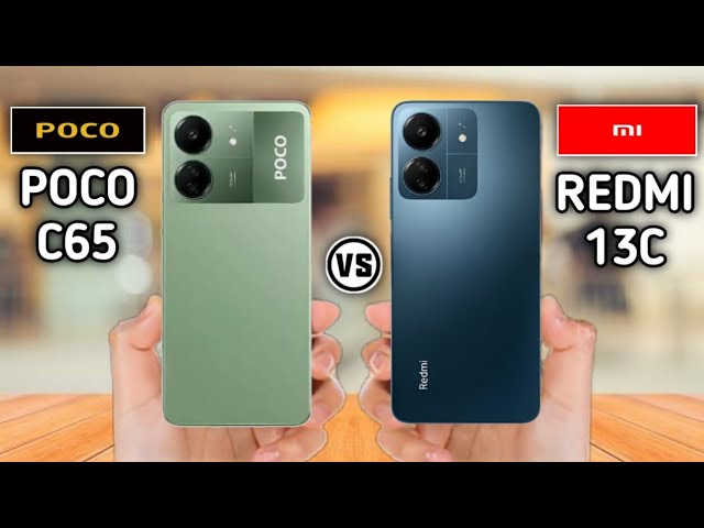 Poco C65 Vs Redmi 13C - Full Comparison 🔥 Techvs 