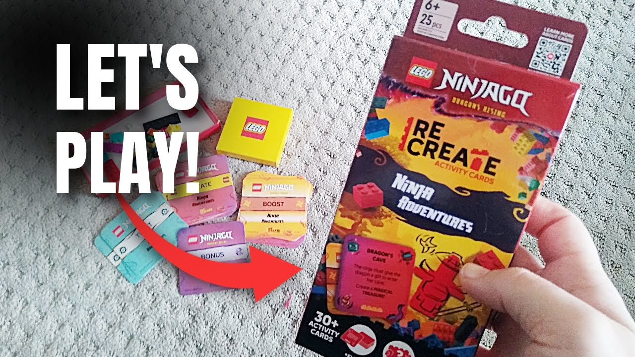 Look Inside the Lego NINJAGO Recreate Activity Cards