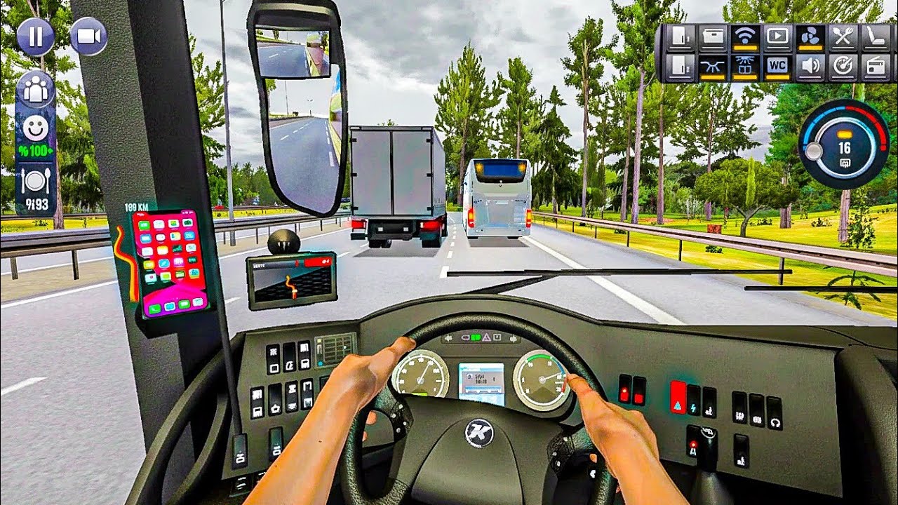 ⛈️ Bus Simulator Ultimate | Double Decker 421 DT Extreme Stormy Weather Driving 😱 #ahtplayz