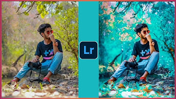 Lightroom- New Moody Blue Effect Photo Editing | Background Color Change Photo Editing || SK Rafi ||
