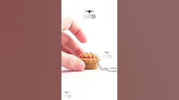 🥧 Cutie3D Twisty Keycap Fidget Clicker Keychain Pie #3dprinting #shorts #pie #keychain #clicker