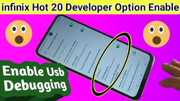 infinix hot 20 developer option enable // enable usb debugging