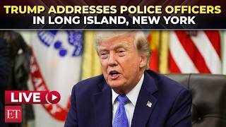 Trump Live | 'largest Drop In Violent Crimes In 100 Years': Potus Addresses Police Officers In Ny