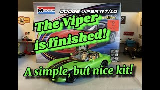 Here’s the Monogram Dodge Viper RT/10 all finished.