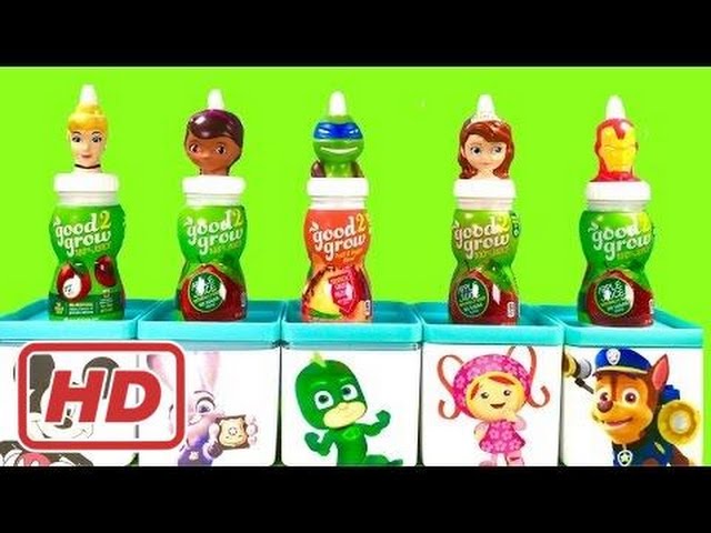 PLUS Disney Good2Grow Juice and Cubeez Blind Box Toy Surprises! PJ