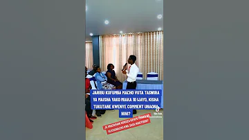 FUMBA MACHO ANGALIA MIAKA 10 IJAYO MAISHA YAKO YATAKUAJE KAMA UNA ONA GIZA UNASAFARI NDEFU SANA 