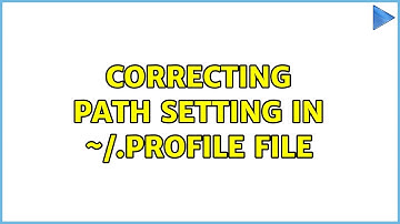 Ubuntu: Correcting path setting in ~/.profile file (3 Solutions!!)