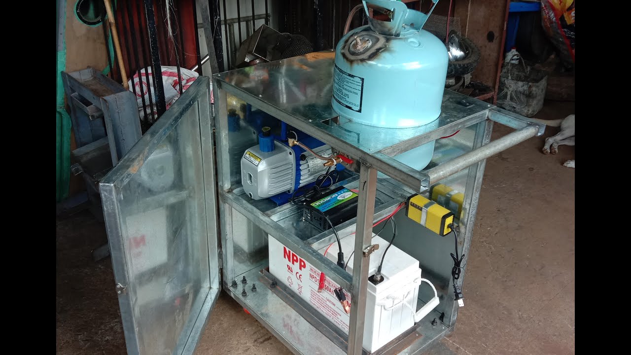 Vacuum Pump Engine Oil Extractor Set up YouTube