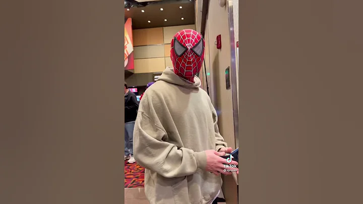 hello! hi, two tickets please! for what movie? #shorts #spiderman 😭🕷