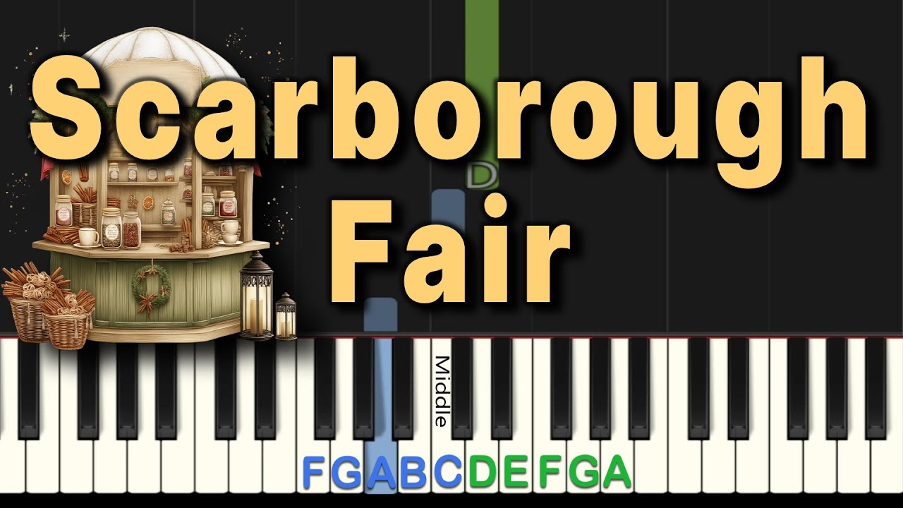 Scarborough Fair: Easy Piano Tutorial Play-along for Adult Beginners + Free sheet music!