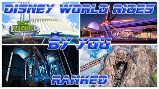 All Rides at Walt Disney World Ranked BY YOU!