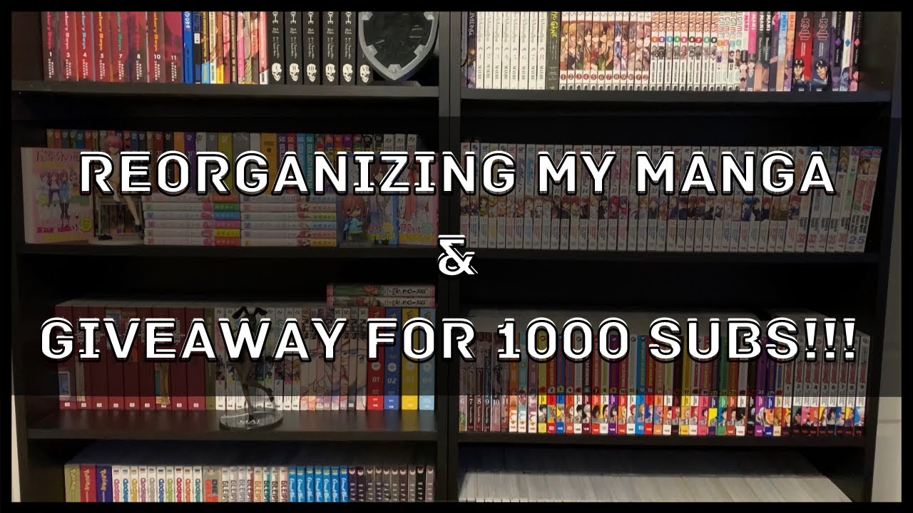 my Manga on New BILLY Bookcases! + 1000 Subscriber