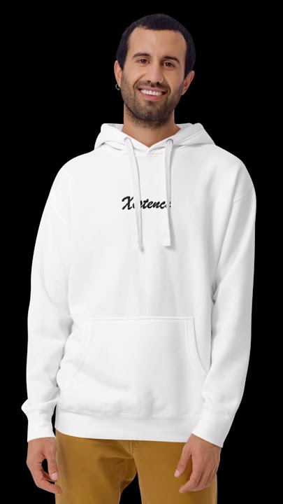 The Xistence Name Pullover Hoodie (White)