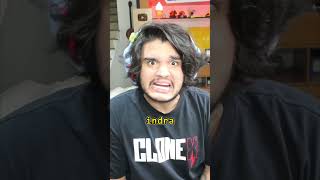 RIP INDRA CORROMPIDO ME ACHOU... #shorts