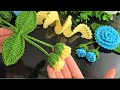 INCREDIBLE 😯 BEAUTIFUL🥰How to Crochet Cute Flowers Step by Step!
