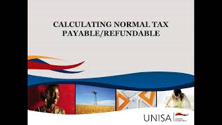 Full 2022 LU 1 Normal Tax payable or refundable Guide