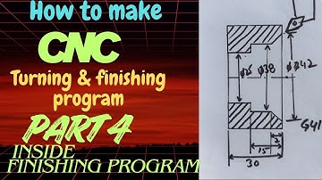 How to make turning program on cnc/cnc turning program/cnc ka program kasay bnaen/cnc programing