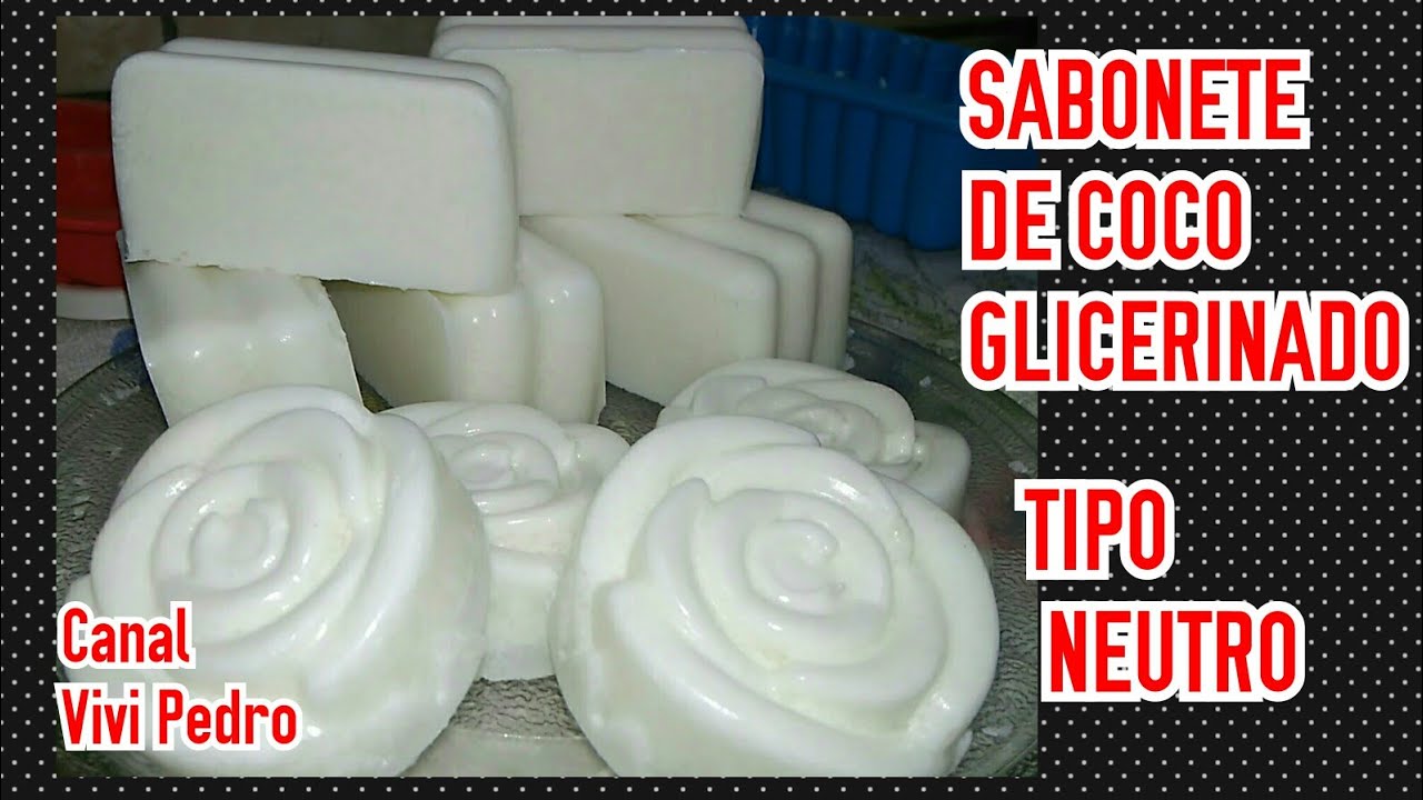 SABONETE DE COCO GLICERINADO E ARTESANAL