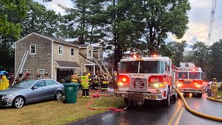 Moss Ave.  Fire (Seymour, CT) 8/23/22