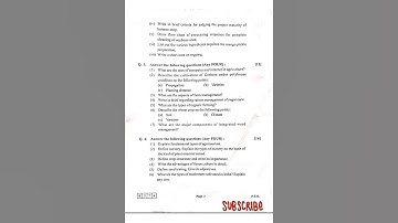 12th Agriculture Science and Technology Board paper | Full paper | Class 12 |  #boardexam2023 #hsc