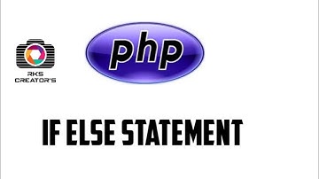 PHP if else Statement || php control statements || PHP in tamil