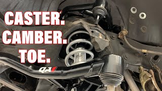 What Is Caster, Camber and Toe? | QA1 Tech