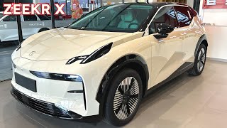 New ZEEKR X EV Car SUV5Seats 2024 interior and exterior show.