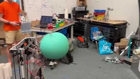 FRC4481 - 2025 Competition Robot - Coralgae v2 Algae Toss - Test 1