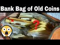 Old Coin Collection Found In An Old Bag Of Coins Pennies Nickels 