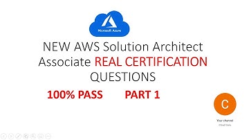 Part1[Q1-5] - NEW AWS Solution Architect Associate NEW & LATEST Real Certification Questions
