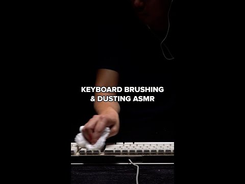 Dirty Keyboard Cleaning ASMR