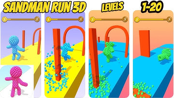 Sandman Run 3D Game Gameplay Walkthrough All levels 1-20 (iOS-Android)