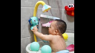 Electric Elephant Water Spray Bath Toys For Kids Baby Bathroom Bathtub Faucet Shower Toys Strong