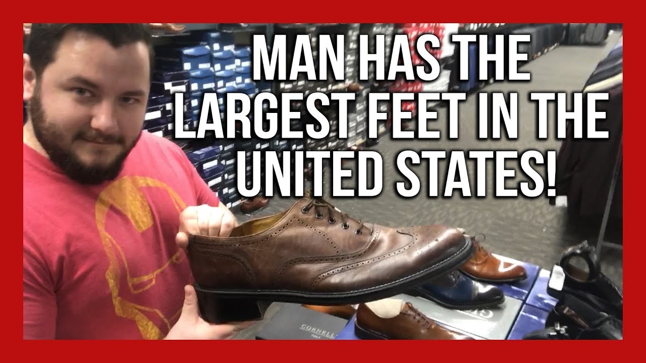 man with largest feet