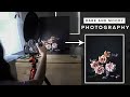 HOW I shoot DARK and MOODY still life photography | Photography vlog