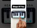 Shape Of You Mobile Piano Tutorial Pianotutorial 