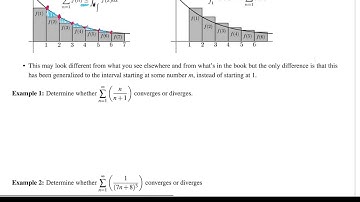 Integral Test and Remainder Estimate