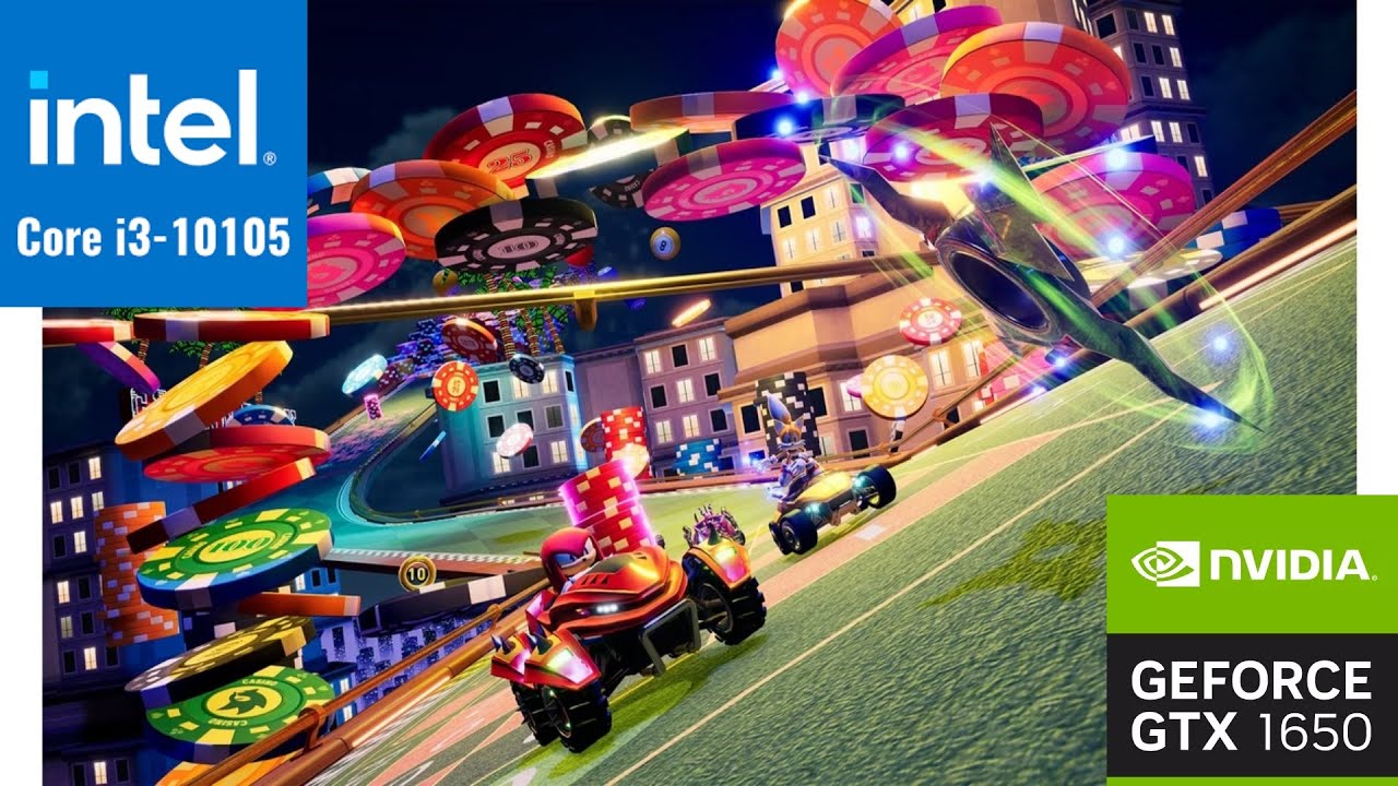 Sonic Racing CrossWorlds GTX 1650 (I3-10105) Benchmark - YouTube